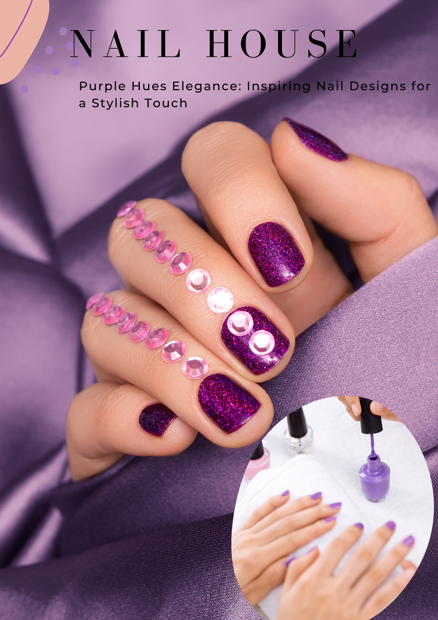 Best 2024 Purple Nail Designs For A Glamorous Look!
