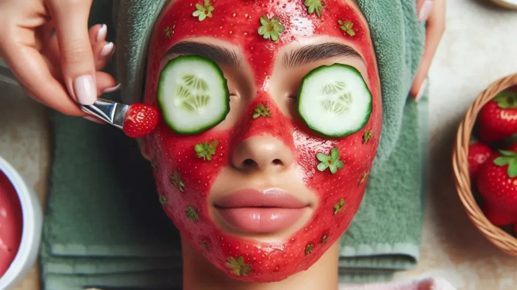Are Strawberries Good For Your Skin? strawberry face mask
