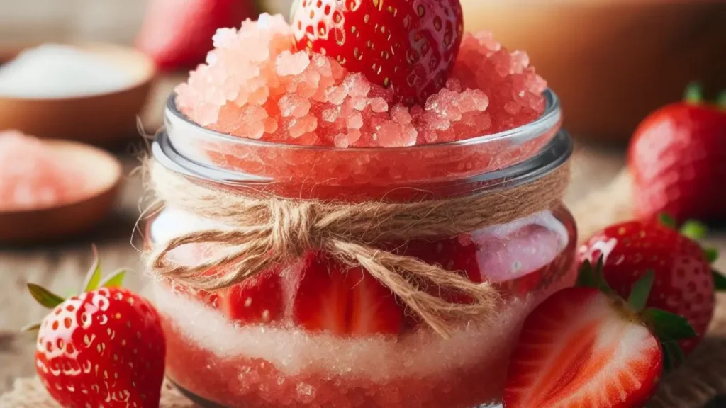 Are Strawberries Good For Your Skin? strawberry scrub